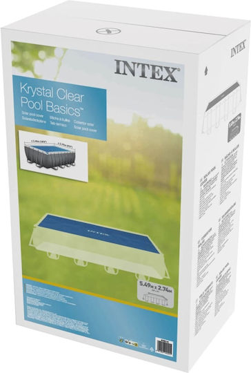 Intex Ηλιακό Προστατευτικό Κάλυμμα Πισίνας Μπλε 538x253εκ.