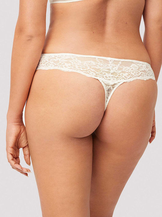 Women's Brazil with Lace White