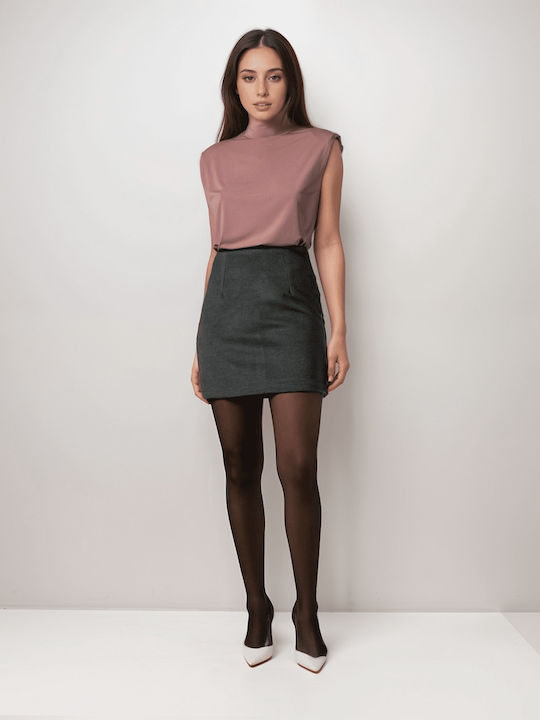 Noobass Mini Skirt grey