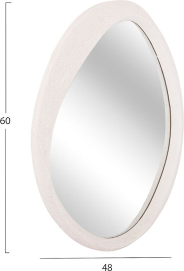 HomeMarkt Santorini Ασύμμετρος Λευκός 60x48cm HomeMarkt Santorini Ασύμμετρος Λευκός 60x48cm