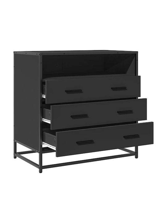 Comoda pentru Dormitor Negru 70x41x70buc