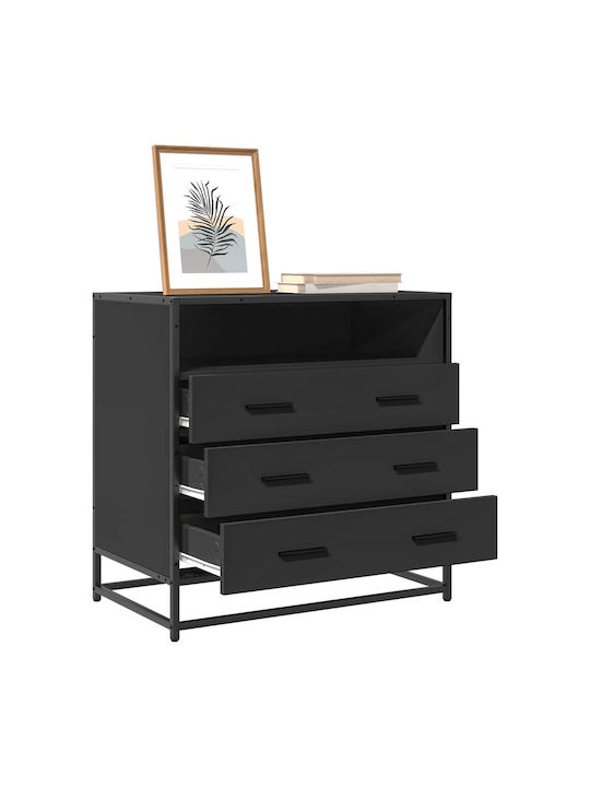 Comoda pentru Dormitor Negru 70x41x70buc