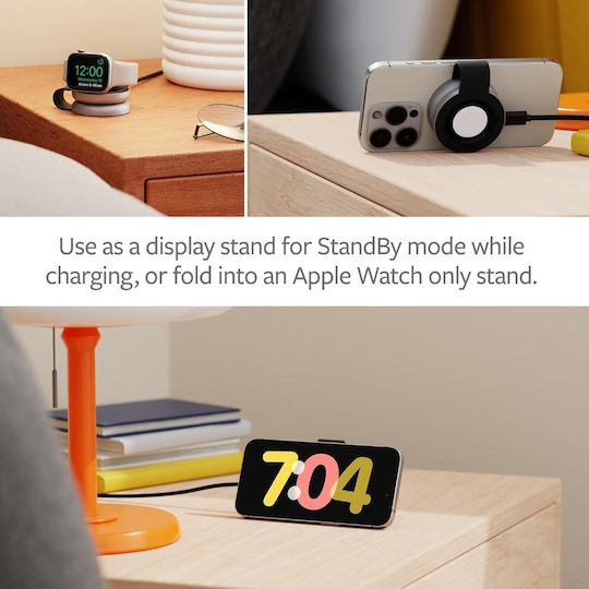 Twelve South Ασύρματος Φορτιστής Qi2 15W Power Delivery Μαύρος (Butterfly SE)