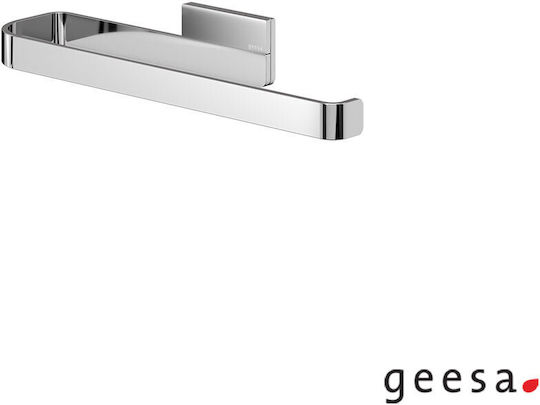 Geesa Κρίκος Μπάνιου Μονός με Βίδες ​28x4cm Inox Ασημί
