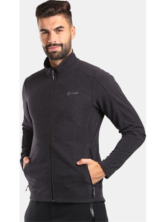 Men's Fleece Cardigan Black