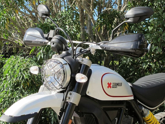 Barkbusters Installation Kit for Motorcycle Protective Hand Guards in White Colour
