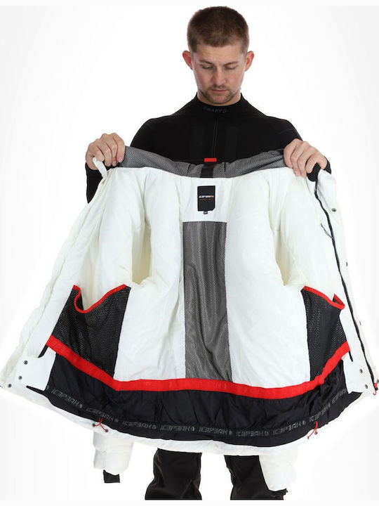 Icepeak 56112530-012 Ανδρικό Μπουφάν για Σκι & Snowboard Μπεζ