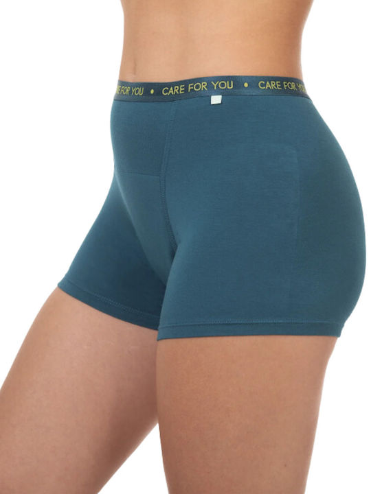 Femi.eko Luna Menstrual Shorts Blue