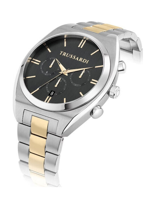 Trussardi Metropolitan Ρολόι Μπαταρίας με Μεταλλικό Μπρασελέ