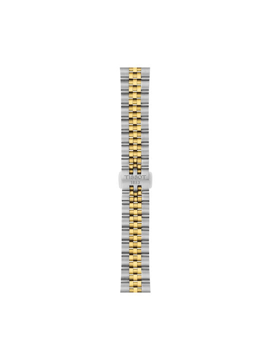 Tissot T-classic Ανδρικό Ρολόι Μπαταρίας με Ασημί Μεταλλικό Μπρασελέ