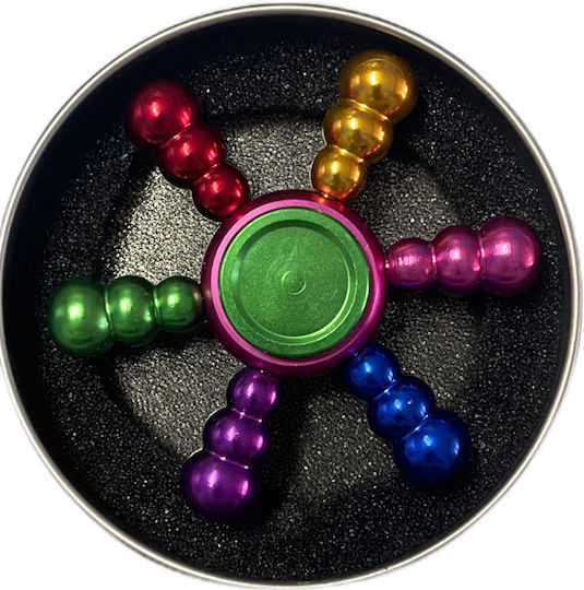 Fidget Spinner 6 Leaves Πολύχρωμο