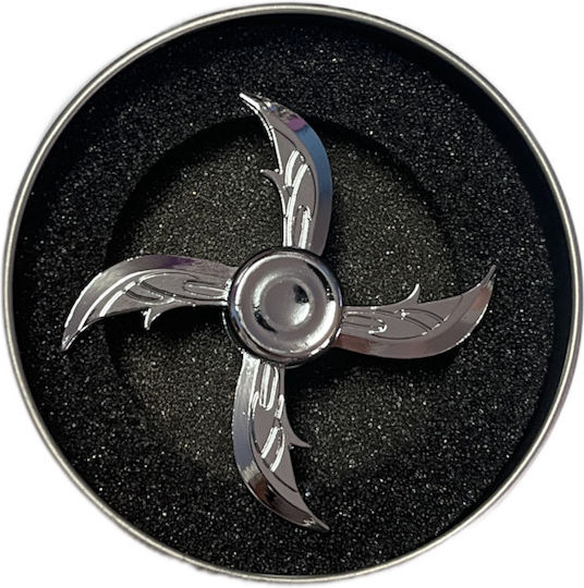 Fidget Spinner 4 Σπαθιά Ασημί