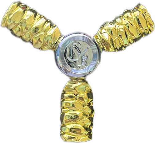 Fidget Spinner 3 Blätter Gold