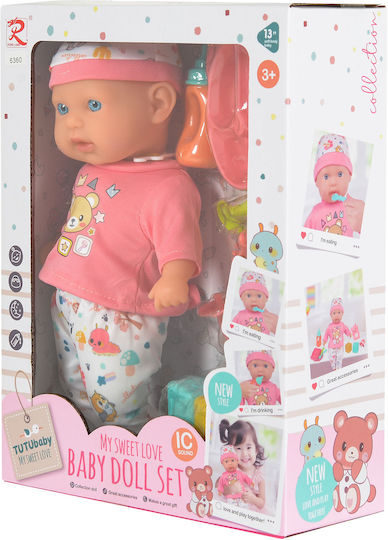 Cangaroo Baby Doll Set for 3+ Years 33 cm