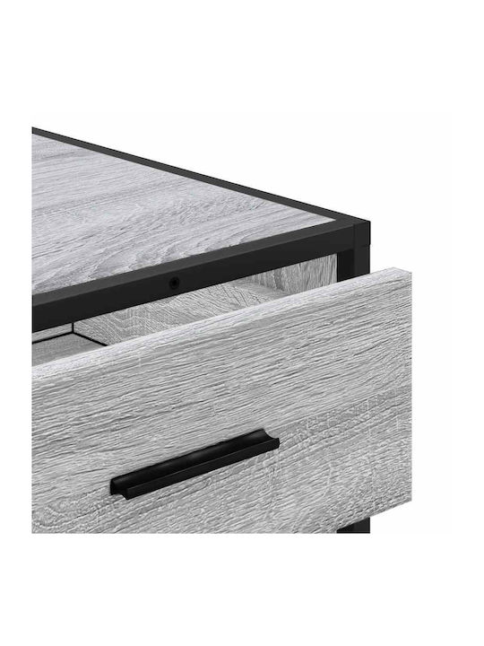 Συρταριέρα Κρεβατοκάμαρας Grey Sonoma 70x41x56cm