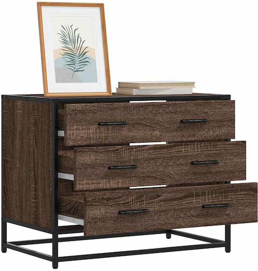 Συρταριέρα Креватокамарас от Дърво и Метал Brown Oak 70x56x41бр