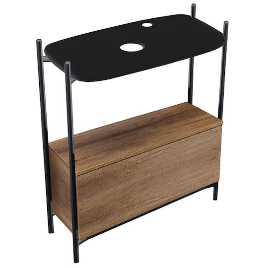Scarabeo Πάγκος χωρίς Νιπτήρα Μ44xΒ39xΥ90cm Λευκός