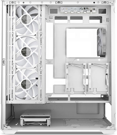 Sharkoon Sharkoon AK6 RGB Gaming Midi Tower Κουτί Υπολογιστή με Πλαϊνό Παράθυρο Μαύρο