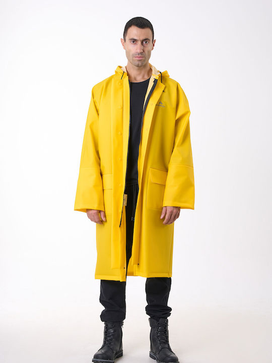 Anorak Αδιάβροχη Καπαρντίνα Strutter Flex X-long Κίτρινο