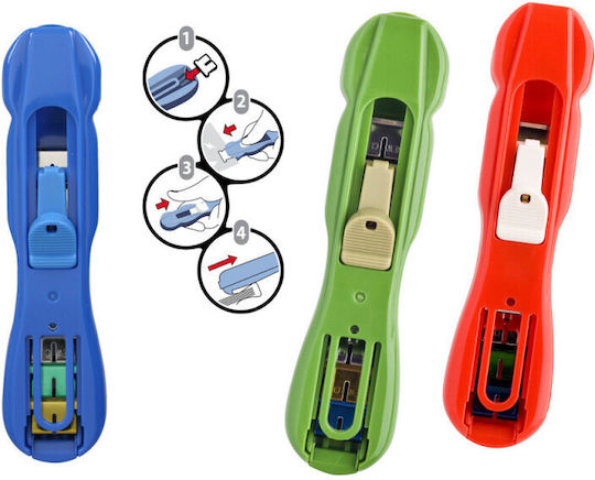Ico Κλιπ Πλαστικό Magic Clip Dispenser Κόκκινο