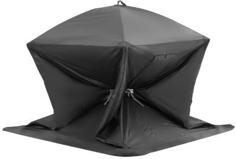 Vevor Winter Fishing Tent Pop Up Black for 2 People 165x150x165cm Fishing Tent