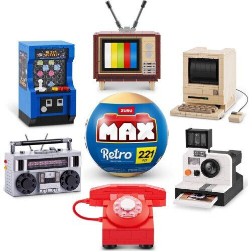 Zuru Blocks Max Build Retro for 3+ Years 1pcs (Various Designs/Assortments of Designs) 1pc