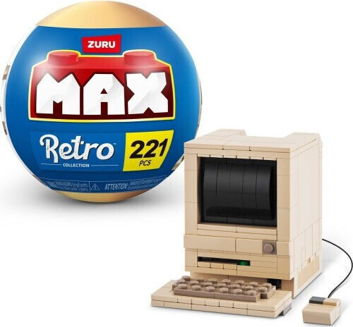 Zuru Max Build Retro Bauklötze für 3+ Jahre 1 Stück (Verschiedene Designs) 1 Stk