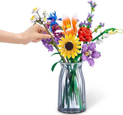 Zuru Max Build Building Blocks Garden Long Flowers for 3+ Years Various Designs 1pc