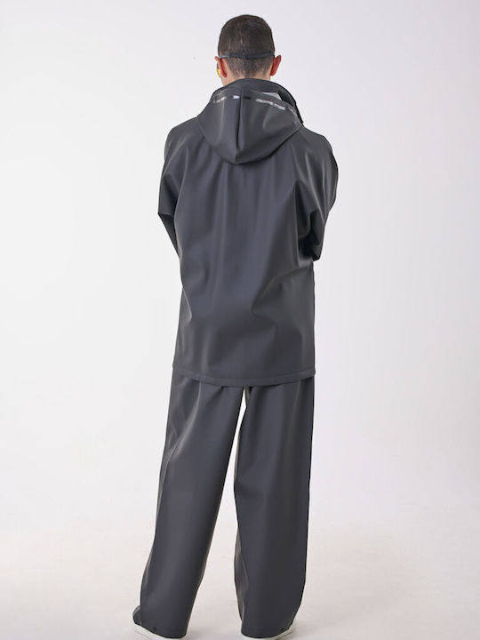 Anorak Waterproof Suit Avenue Long Black
