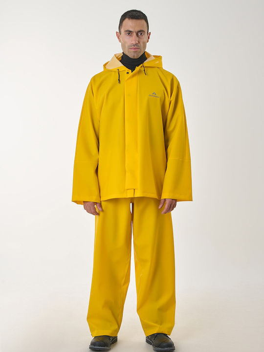 Costum impermeabil Anorak Levante Long-galben