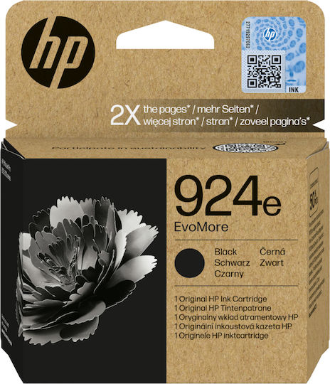 HP 924e EvoMore Original Cerneală Imprimantă InkJet Negru (4K0V0NE)