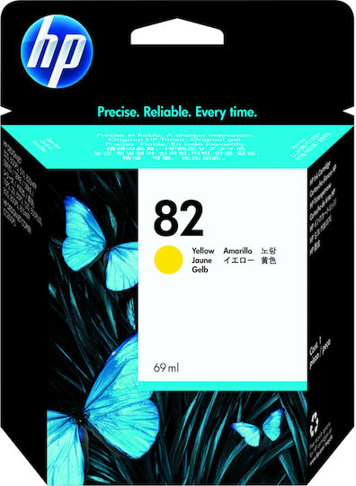 HP 82 Original InkJet Printer Ink Yellow (C4913A)