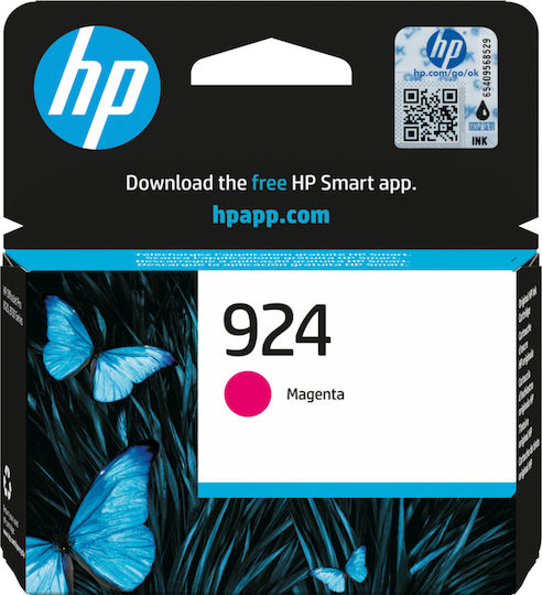 HP 924 Original InkJet Printer Ink Magenta (4K0U4NE)