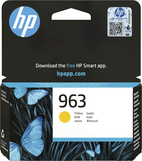 HP 963 Original InkJet Printer Ink Yellow (3JA25AE)