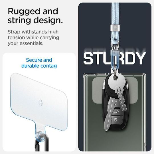 Spigen Spigen Universal Strap Set Crossbody & Wrist Mute Blue