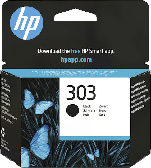 HP 303 Γνήσιο Μελάνι Εκτυπωτή InkJet Μαύρο (T6N02AE)