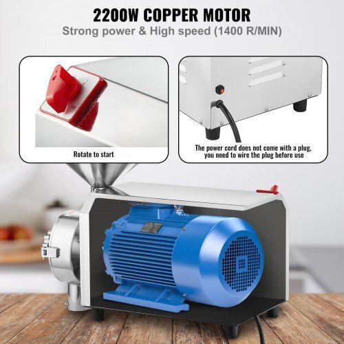 Vevor Μηχανή Άλεσης Κιμά 2200W Γκρι