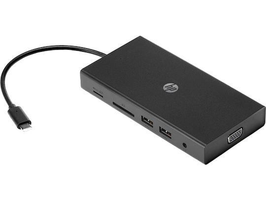 HP USB-C Docking Station with HDMI 4K PD Ethernet Black (1C1Y5AA)