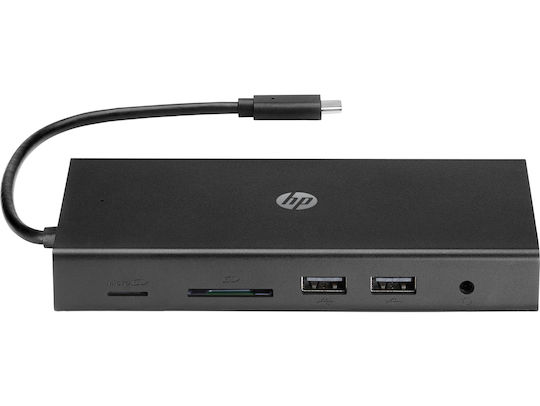 HP USB-C Docking Station with HDMI 4K PD Ethernet Black (1C1Y5AA)