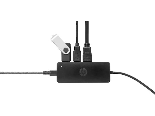 HP Travel Hub G2 USB-C Docking Station με HDMI 4K Ασημί