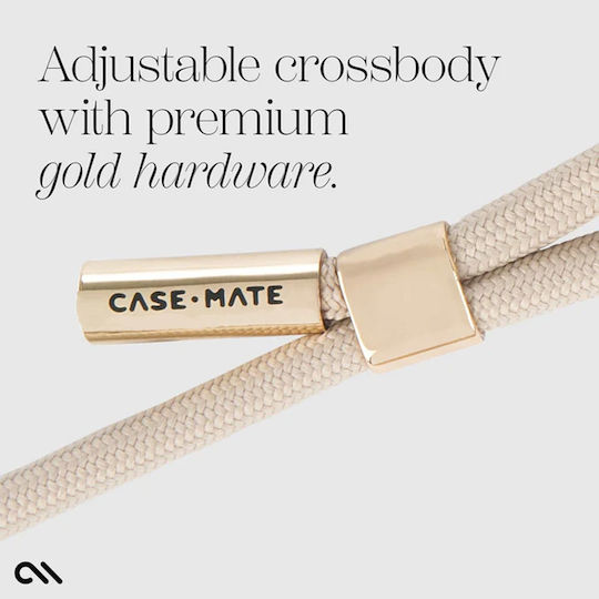 Case-Mate Curea pentru gât pentru telefoane mobile Bej