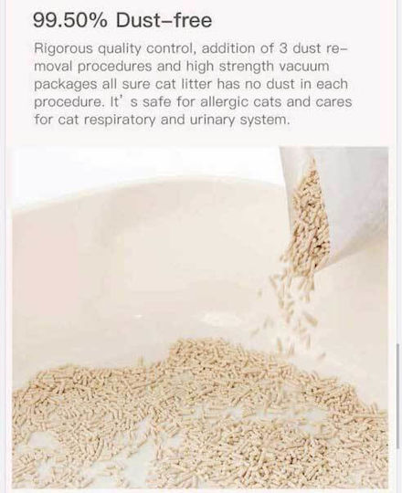 Cature Natural Tofu Clumping Cat Litter Пелети за котки Тофу 6лт