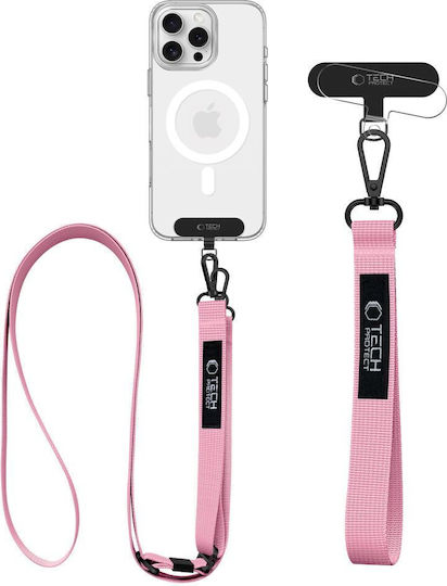 Tech-Protect Rope Crossbody Nackenriemen für Handys Rosa