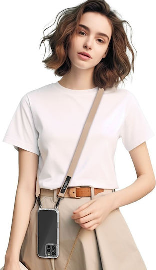 Tech-Protect Rope Crossbody Nackenriemen für Handys Beige