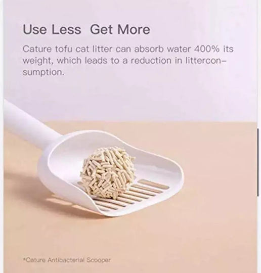 Cature Natural Tofu Clumping Cat Litter Cat Pellet Tofu with Scent Green Tea 6lt