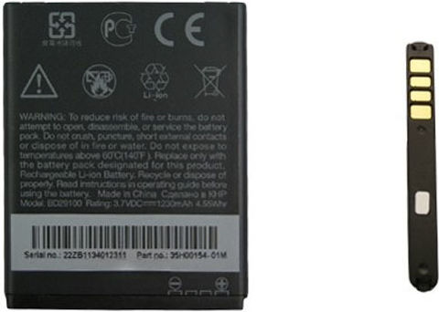 HTC BA S540 Συμβατή Μπαταρία Αντικατάστασης 1230mAh για