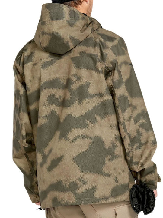 Volcom Brighton Pullover G0652508-CAM Ανδρικό Μπουφάν για Σκι & Snowboard Χακί