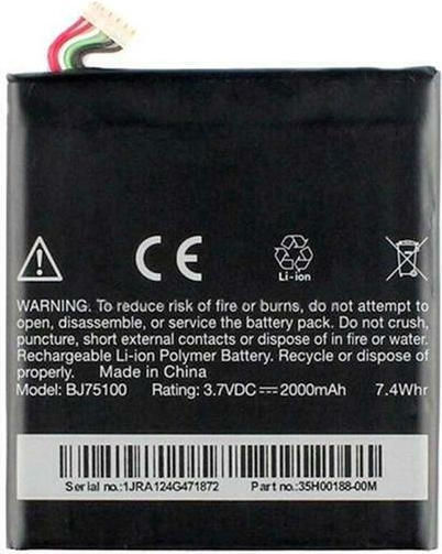 HTC BJ75100 Συμβατή Μπαταρία Αντικατάστασης 2000mAh για HTC One