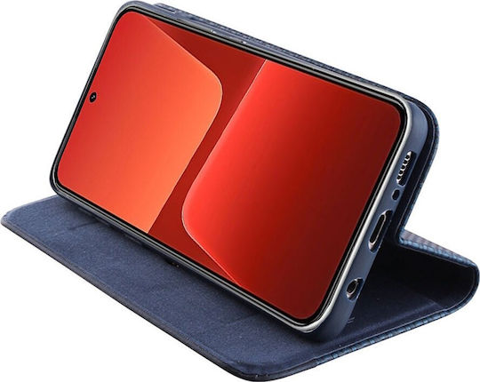 Idol 1991 Elite Anti-rfid Книга Изкуствена кожа Син (Xiaomi 14)