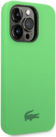 Lacoste Silicone Silicone Back Cover Πλαστικό Πράσινο (iPhone 14 Pro Max)